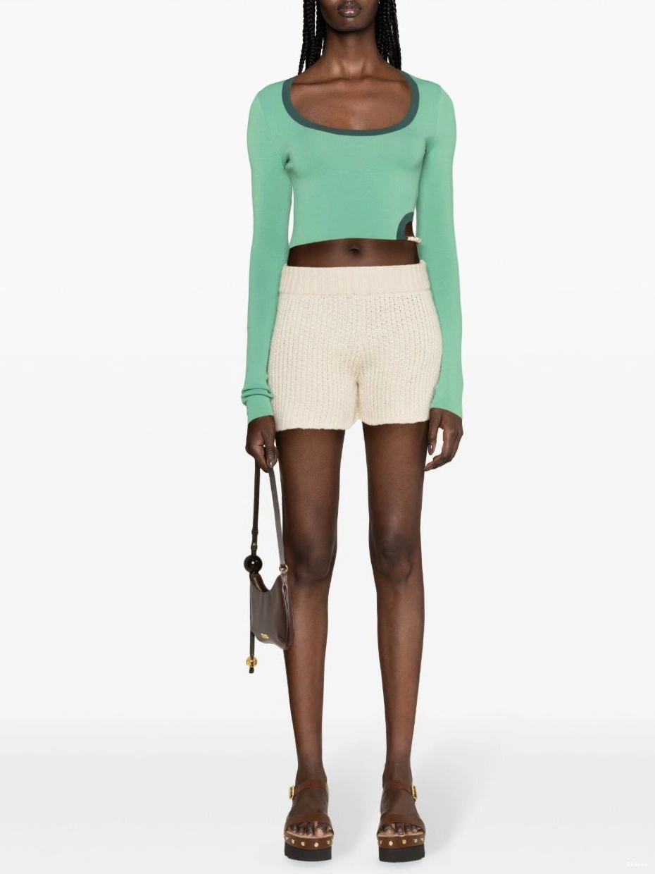 Affordable Finest Alanui Women ribbed-knit shorts 0803